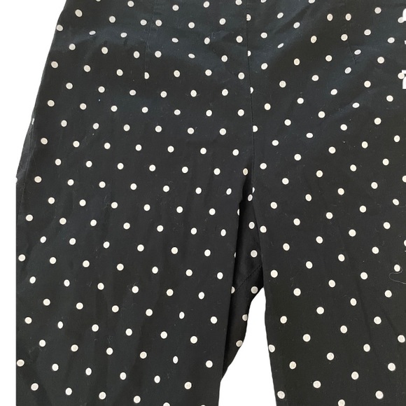 A. Byer Polka Dot Black Pants Women - Picture 3 of 6